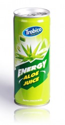 Trobico Energy aloe juice alu can 250ml